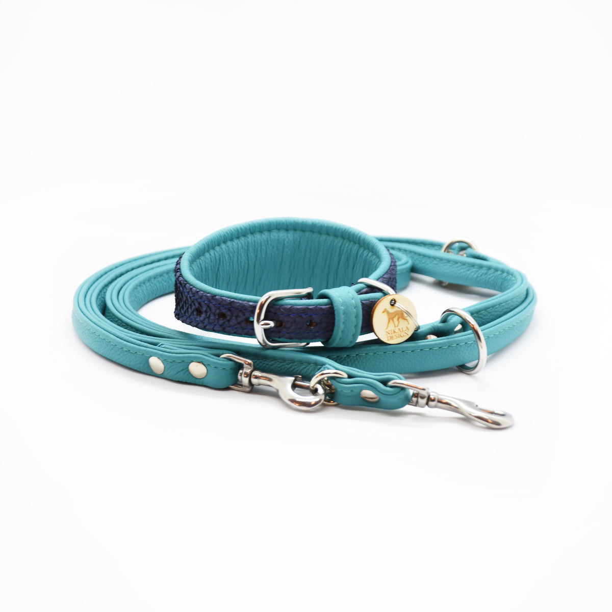LACHSLEDER Halsband・Einzigartiges Windhundhalsband aus Fischleder