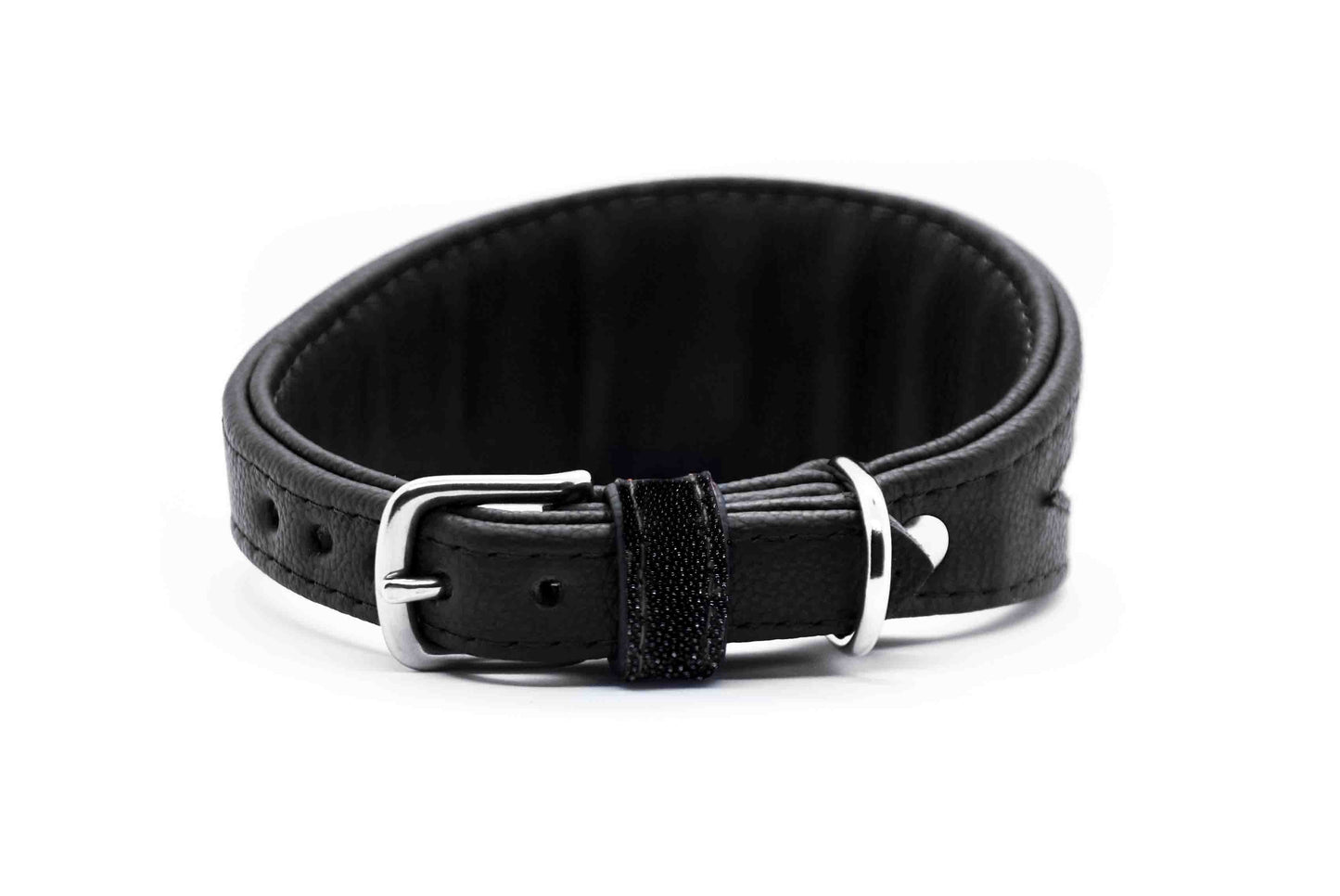 ROCHENLEDER Halsband・Exklusives Windhundhalsband aus Rochenleder