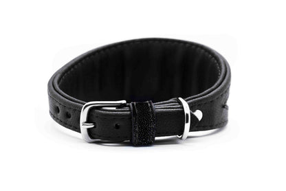 ROCHENLEDER Halsband・Exklusives Windhundhalsband aus Rochenleder